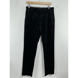 Men’s Excellent Cond. H & M Slim Fit Straight Cordoury Chino Pants Size 29 Black